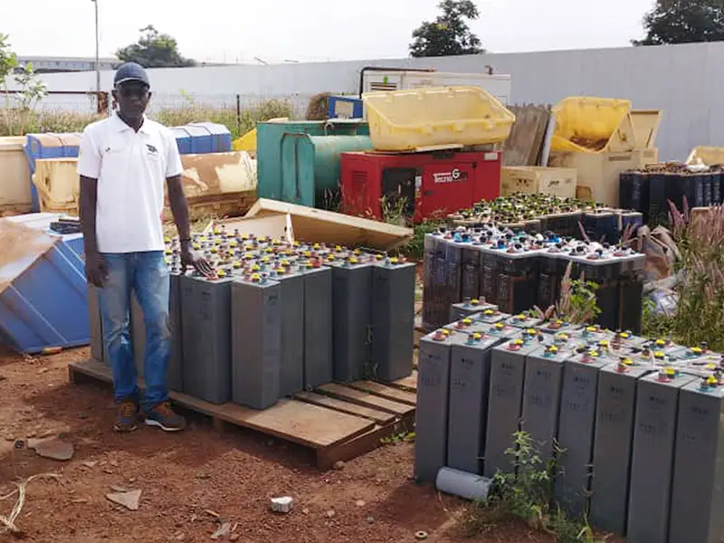 Régénération batteries plomb sénégal