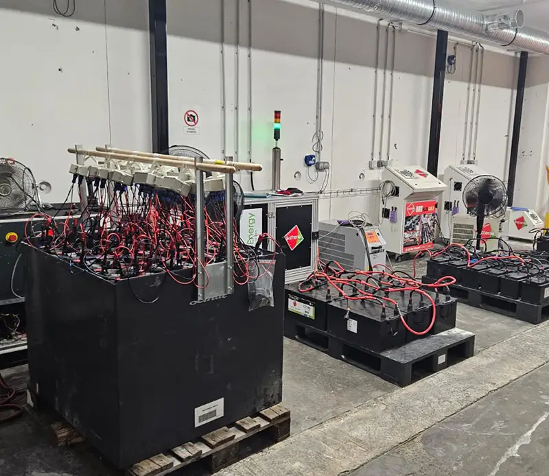 Industrial battery reconditioning